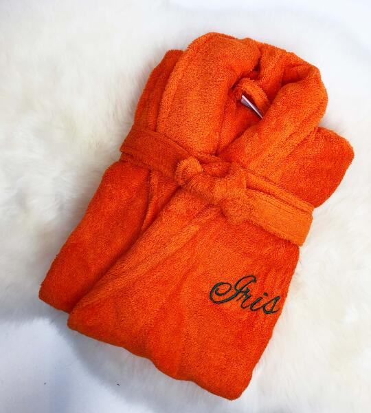 Premium Peignoir avec Col Châle